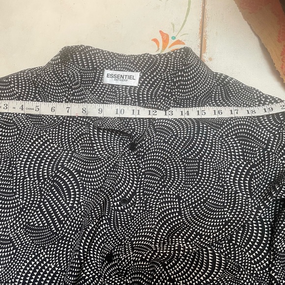 Essentiel Antwerp B/W Print Shirtdress - Picture 7 of 7